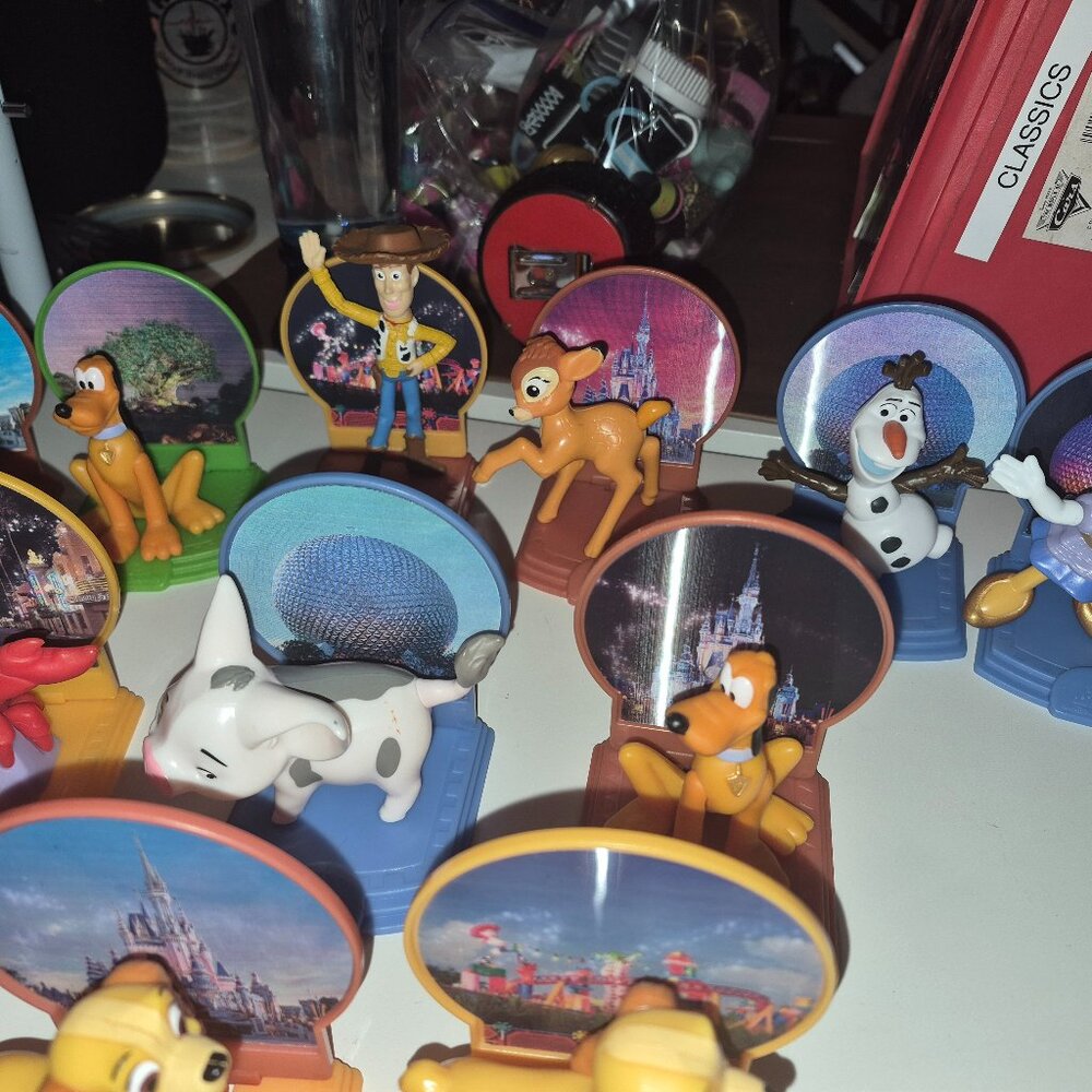 McDonald's Happy Meal toys from a limited-time collection celebrating Disneyland